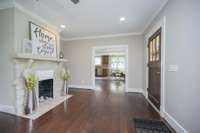 Original flooring refinished throughout the home