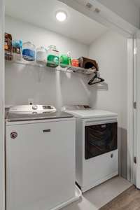 Laundry Room UPSTAIRS!