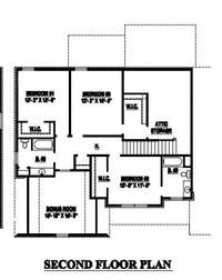 Second Floor - The Triton Floor Plan That Is Being Built On Lot 248 - 1210 Sycamore Leaf Way