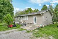 Ramp up to porch, carport room