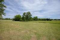 One acre lot with views of surrounding farmland.