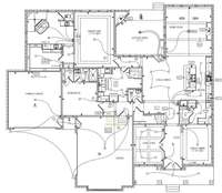 Second level floor plan