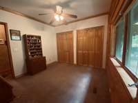 3rd bedroom on main level with two closets