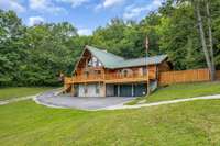 Welcome to Little Pond Creek Road!  3458 Sq Ft custom log home