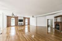 Just look at these beautiful hardwood floors!