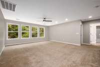 Enjoy another living space upstairs!  Full bonus room that is truly a bonus