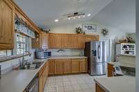 Extra large kitchen for entertaining on upper level. 6yr rental history upper level year round.