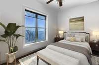 Virtually staged Lower Level room with Million Dollar views.