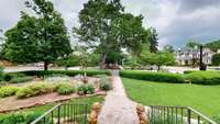 Beautiful landscaped front yard