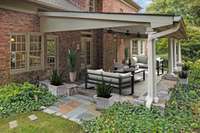 Virtually Staged Covered Porch