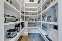 Large Walk In Pantry with Ample Storage