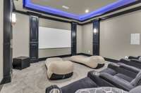 Cozy Media Room for Movie Nights!