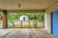 Covered two car carport with6 x 11 lockable storage room; In May 2024, the crawl space was professionally encapsulated w/ new dehumidifier, sump pump, vapor barrier by Frontier. Warranty transfers to new owner!