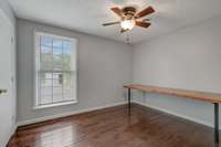 Third bedroom was used as a home office; attached desk remains! FIBER INTERNET IS AVAILABLE IN THIS ARA ! S