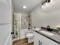 completed hall bath