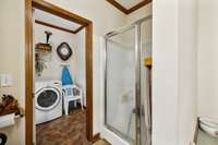 Owner's in-suite bath with Double Vanity, separate tub and shower