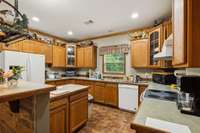 Kitchen.  Fridge to remain with home.