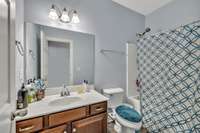 Jack n Jill Bathroom for Bedroom 1 and 2 of entry level