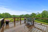 A perfect place to entertain, overlooking the backyard and admiring the gorgeous views of the Tennessee rolling hills.