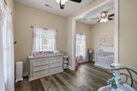 Front guest bedroom. Could subdivide this space and use it as a bedroom combined with an office or an extra living area.