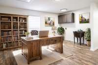 Virtually staged. Utility room with washer/dryer hookups and sink