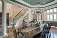 FORMAL DINING SPACE, WITH TREY CEILING