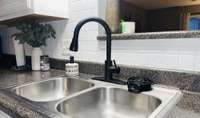 New faucet added after professional photos