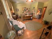 Nice hardwood flooring.  This office could be used as a second bedroom on the main floor.