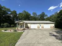 Front view of the detached garage/shop.