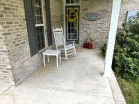 Another sitting area on the front porch.