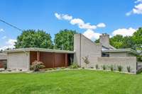 Striking in it's one of a kind appearance, the home includes 8, newly installed custom skylights.