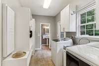 Laundry Room Remodeled in 2015 with Plenty of Built-ins!