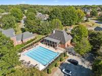 Pool and kiddie pool area. There is a walking trail that leads to the lake from the parking lot of the Clubhouse area.