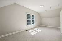 Flex space in back of Bonus room can be 2nd office or 5th bedroom - It overlooks the private backyard