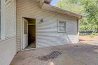 Door to garage