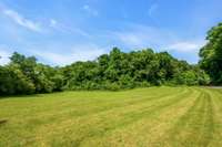 This lower part of the property is where Buffalo Road and Chipmunk Lane meet.