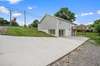 Brand new, double lane concrete driveway.