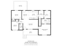 Floor plan for 418 S. McCrary St, Woodbury, TN.