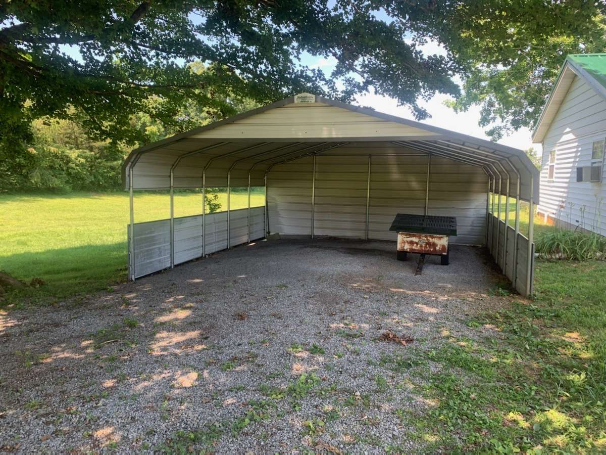 Detached carport
