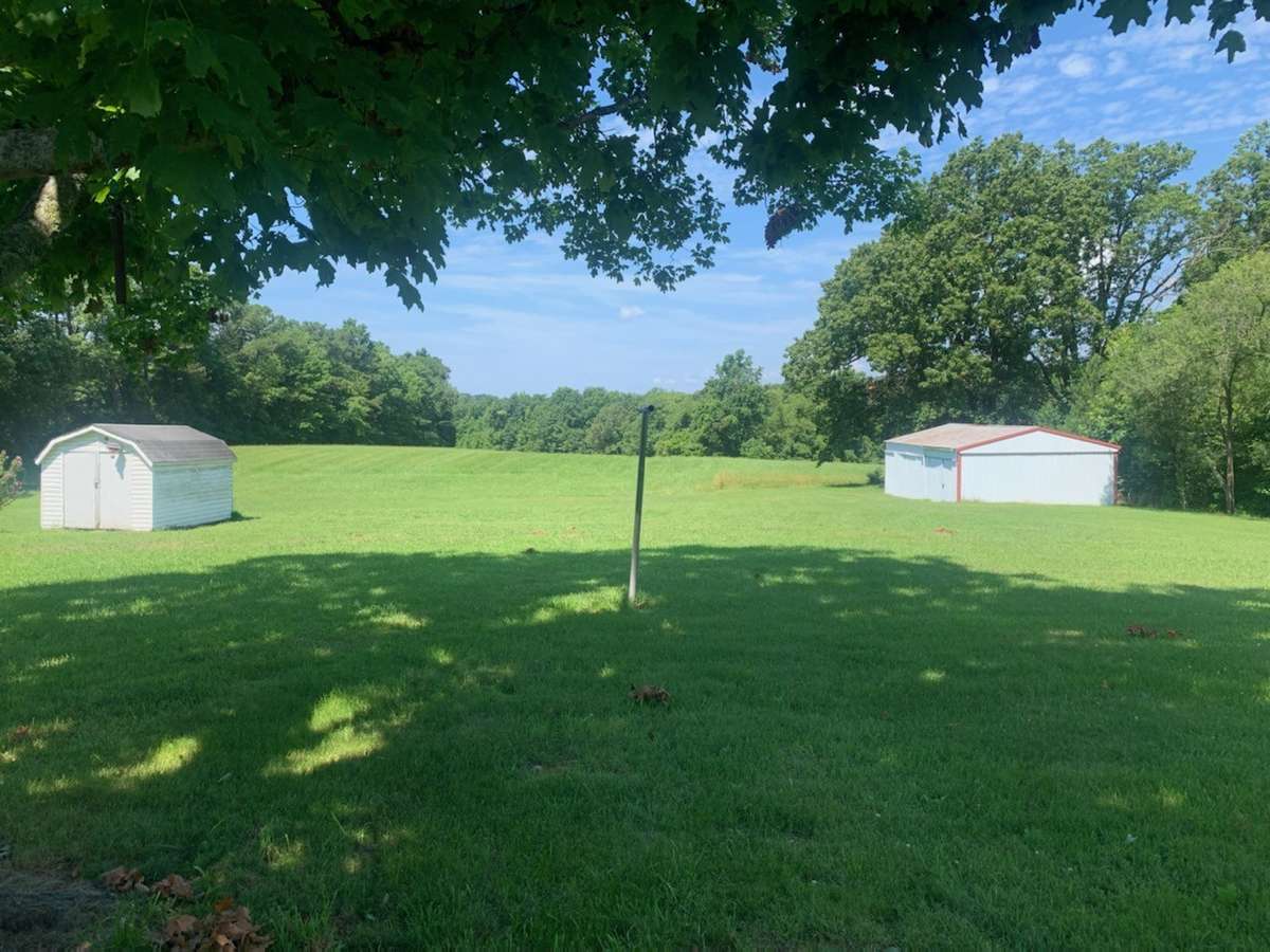Back yard view of this beautiful property.