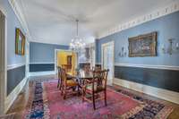 Whether serving smaller meals or feasts for many, the formal dining room can answer the call.