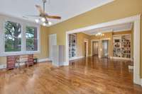Both spaces are sizable and have lots of possibilities of how the new owner can utilize as a home office, work out room, media room or primary sitting den.