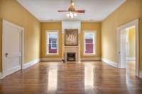 The additional upstairs bedrooms all have hardwood floors and two of them have beautiful fireplaces.