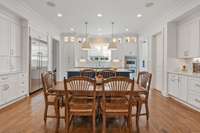 This kitchen is perfect with Viking appliances and double ovens