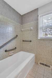 Shared Full Bath, just off hallway