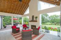 Stunning Covered Back Porch