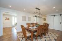 Formal Dining Room off of Kitchen with Large Pantry