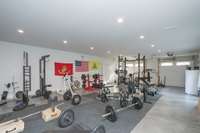 2-Car, 2-Deep Garage (Heated and Cooled) for a gym, workshop, or storage for all your toys!