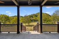 View from front porch of your lower pasture.