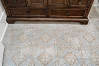 This tile is one of a kind and subtle but adds so much to the space.